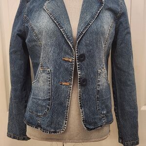 Paris Blues Denim Women's Blazer Style Jacket